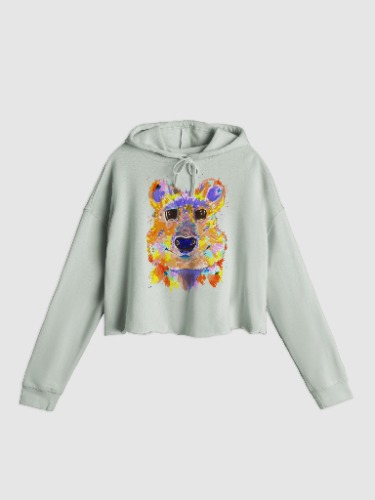 Quokka Crop Hoodie