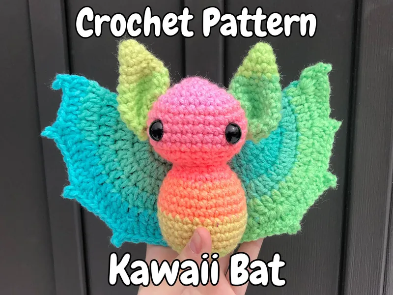 Spooky Kawaii Halloween Bat