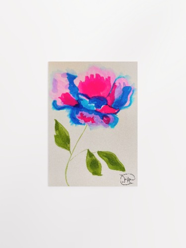Flower Watercolour Print
