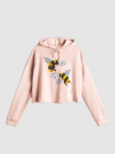 Beebert & Beetrice Crop Hoodie