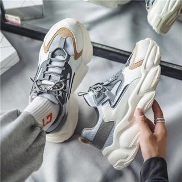 Chunky Lace-Up Sneakers