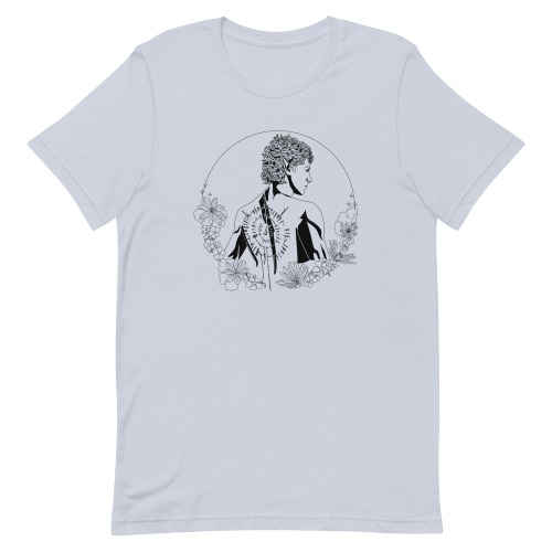 Astarion | Unisex t-shirt | Baldur's Gate - Light Blue / 2XL