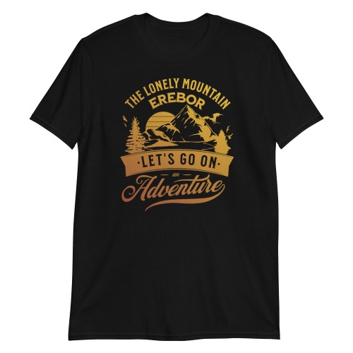 The Lonely Mountain T-Shirt (Unisex) - Black / 3XL