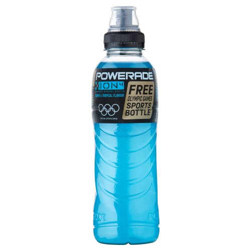 Powerade Ion4 Berry and Tropical Flavour 500 ml (Pack of 12) - Mixed_Fruits - 500 ml (Pack of 12)
