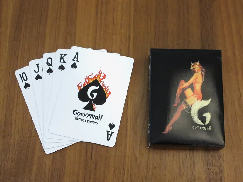 Gomorrah Playing Cards - Fallout New Vegas inspired