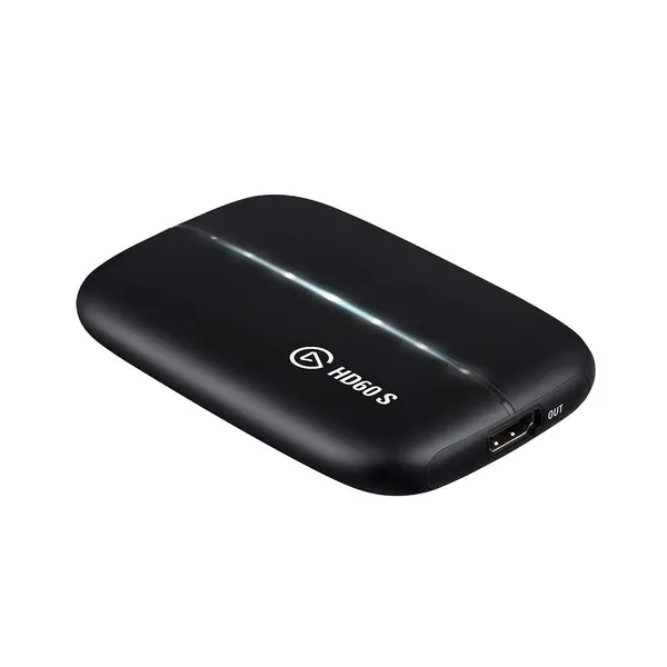 Elgato HD60 S, External Capture Card, Stream and Record in 1080p60 with ultra-low latency on PS5, PS4/Pro, Xbox Series X/S, Xbox One X/S, in OBS, Twitch, YouTube, works with PC/Mac - HD60 S