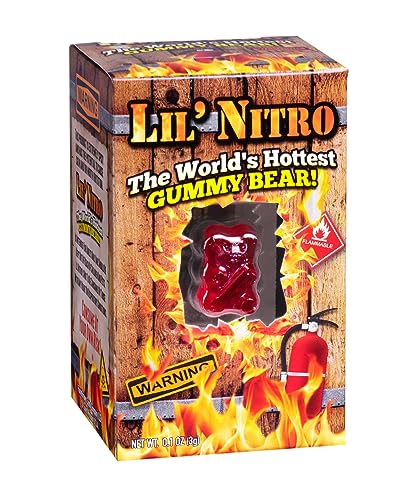 Lil' Nitro: The World's Hottest Gummy Bear - 1 Count (Pack of 1)