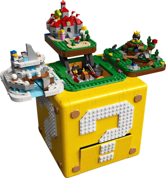 Super Mario 64™ Question Mark Block 71395 | LEGO® Super Mario™ | Buy online at the Official LEGO® Shop GB 