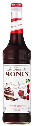 MONIN Premium Cherry Syrup 1L for Coffee and Cocktails. Vegan-Friendly, Allergen-Free, 100% Natural Flavours and Colourings - Cherry - 700 ml (Pack of 1)
