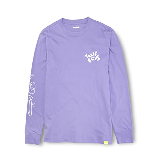 Twitch Long Sleeve Tee - XX-Large - Dusty Purple