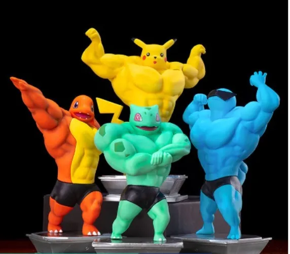 Muscle Pokemon FIgures