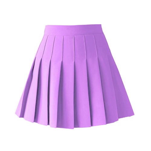 TONCHENGSD Women's High Waist Pleated Mini Skirt Skater Tennis Skirt - Red Medium