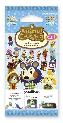 Nintendo Paquet de 3 Cartes : Animal Crossing - série 3 (1 Carte + 2 Standard)