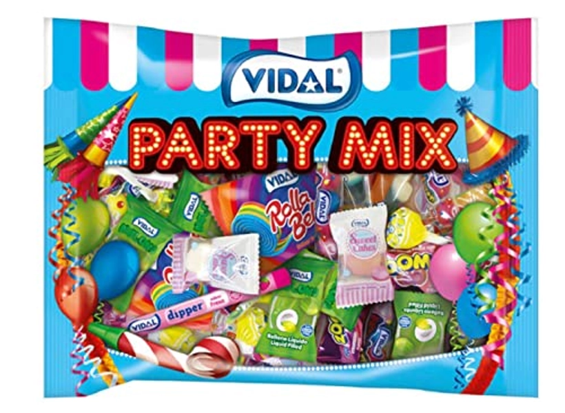 Vidal Golosinas. Surtido de Golosinas Party Mix. Bolsa de 400 gr