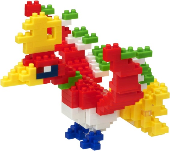 nanoblock - Ho-Oh [Pokémon], Pokémon Series Building Kit (NBPM033)