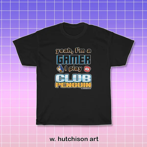 Epic Club Penguin Gamer T-Shirt