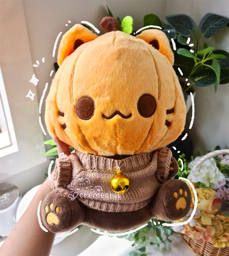 Pepper the Pumpkin Kitty Plushie | Default Title