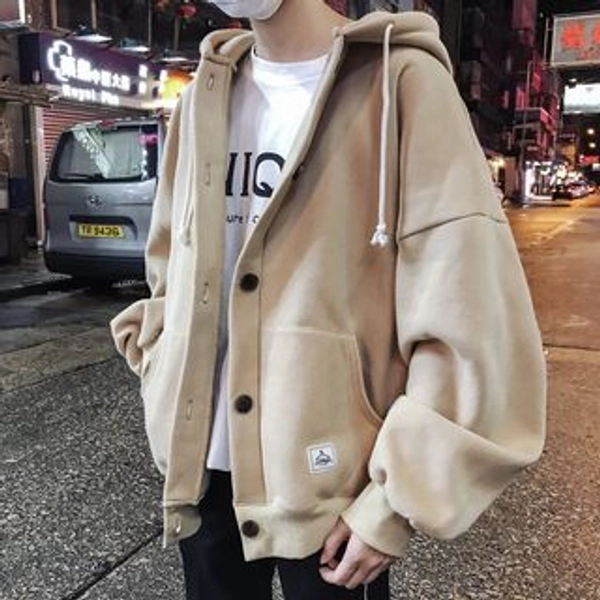 Drawstring Hooded Jacket