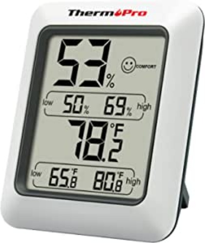 ThermoPro TP50 Digital Hygrometer Indoor Thermometer Room Thermometer and Humidity Gauge with Temperature Monitor - 1