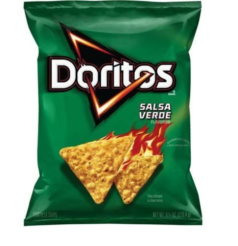 Doritos Salsa Verde Flavor Chips, 9.75 Oz Bags (Pack of 3) - Salsa Verde 9.75 Ounce (Pack of 3)