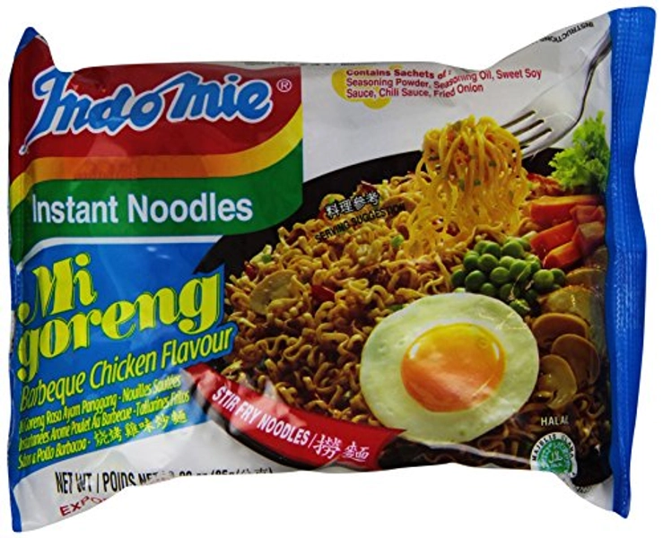 Indomie Mi Goreng BBQ Chicken Case, 30 Count