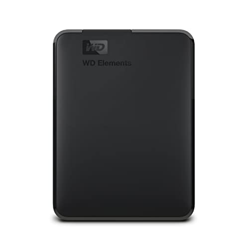 Western Digital 2TB Elements Portable HDD, External Hard Drive, USB 3.0 for PC & Mac, Plug and Play Ready - WDBU6Y0020BBK-WESN - 2TB - HDD