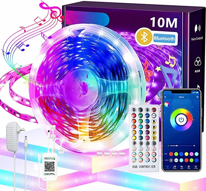 Tira LED de Bluetooth 10M