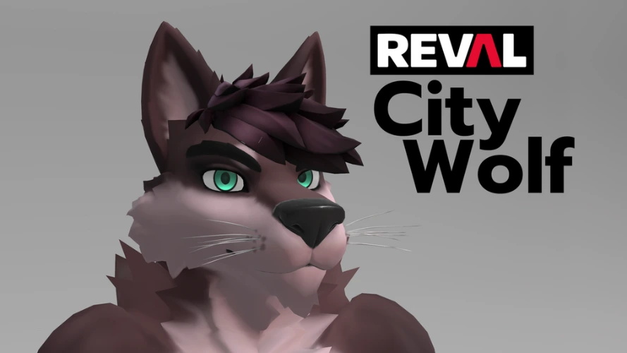Reval City Wolf [ VRChat Avatar ]