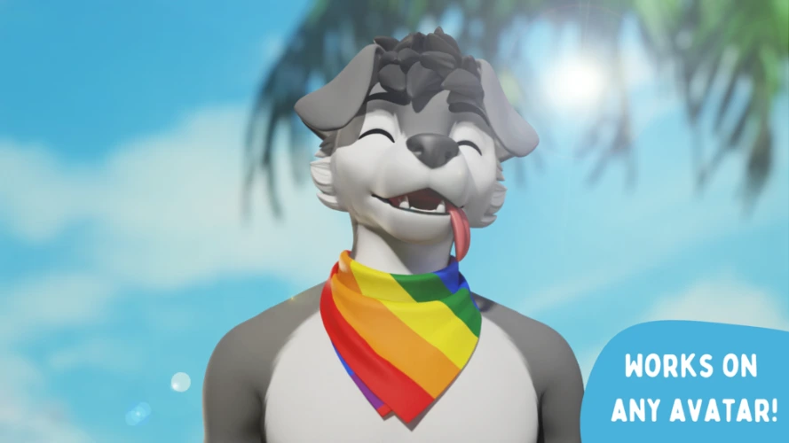 Winterpaw's Bandana ~ VR Avatar Asset