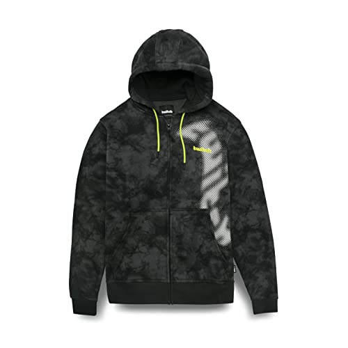 Twitch Graphic Zip Up Hoodie - X-Large - Black Wash