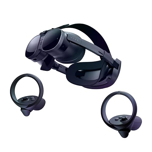 HTC Vive XR Elite with Deluxe Pack — Mixed Reality and PC VR Headset + Controllers + Starter Game Pack