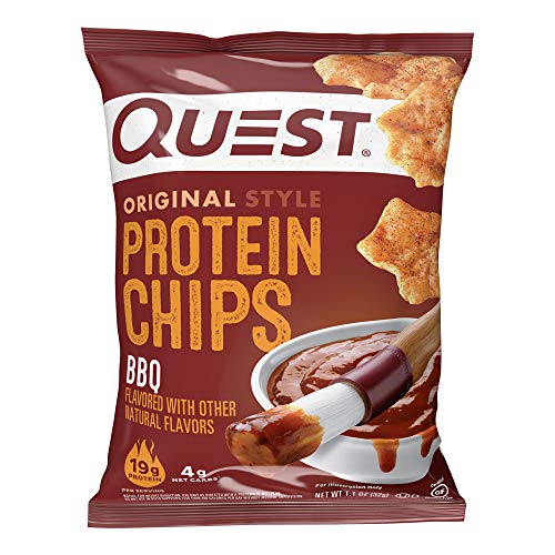 Quest Nutrition Protein Chips, BBQ, High Protein, Low Carb, 1.1 Ounce (Pack of 12) - BBQ - 1.1 Ounce (Pack of 12)