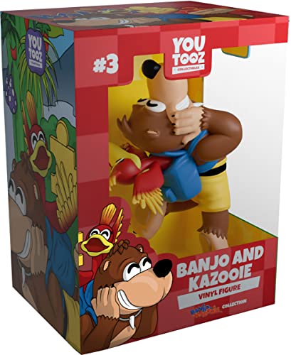 Banjo and Kazooie 3.1" Vinyl Figure, High Detailed Collectible Figure by Youtooz Banjo-Kazooie Collection - Banjo and Kazooie figure