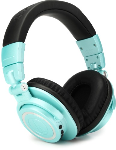 Audio-Technica ATH-M50xBT2 Bluetooth Closed-back Headphones - Icy Blue, Limited Edition