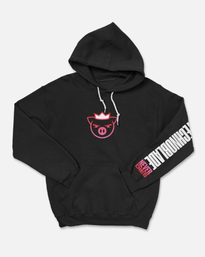 Never Dies Pull Over Hoodie (Black) | 2XLarge