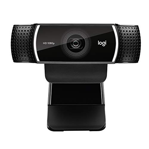 Logitech C922x Pro Stream Webcam – Full 1080p HD Camera, Black - Webcam
