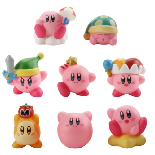 8 pieces Kirby figures