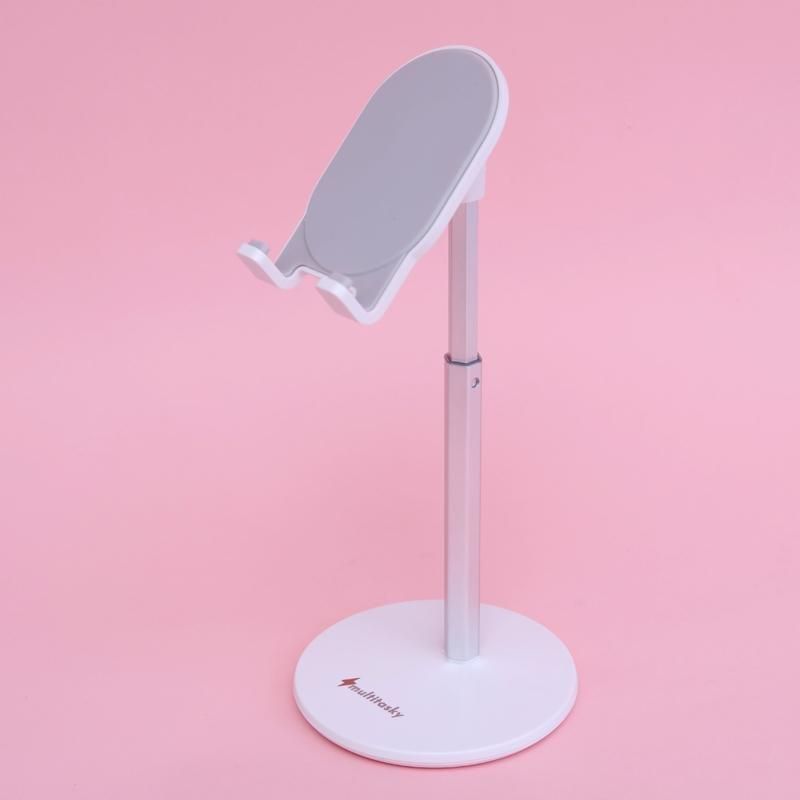 Multi-Angle Extendable Desk Phone Stand - Cream White