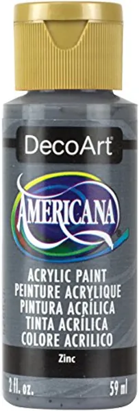 DecoArt Americana Mehrzweck-Acrylfarbe, 59 ml, Zinc