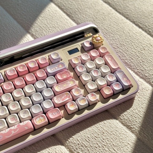 Sakura Theme Keycaps（Complete Set of 142 Keycaps）