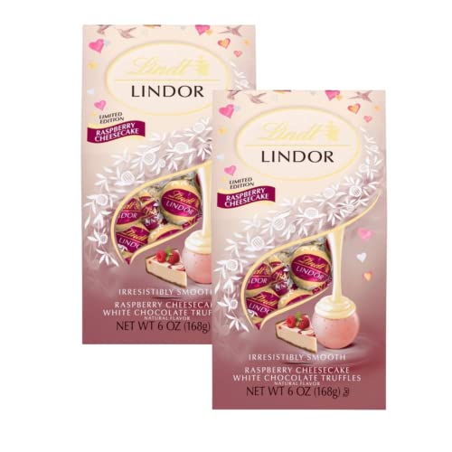 Lindt Lindor Valentine's Limited Edition Raspberry Cheesecake, 6oz (2)
