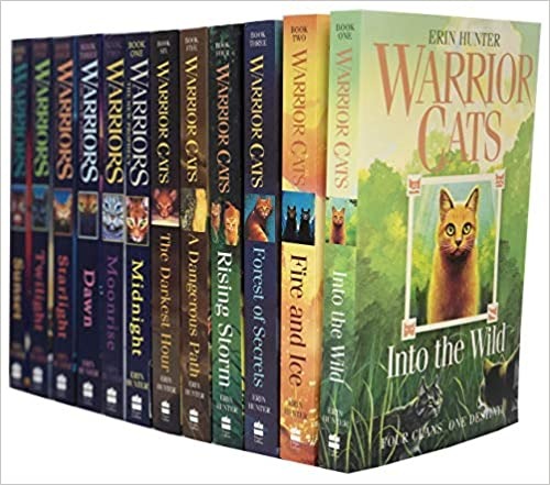 Warrior Cats Volume 1 to 12 Books Collection Set (The Complete First Series (Warriors: The Prophecies Begin Volume 1 to 6) & The Complete Second Series (Warriors: The New Prophecy Volume 7 to 12) - Paperback, January 1, 2019