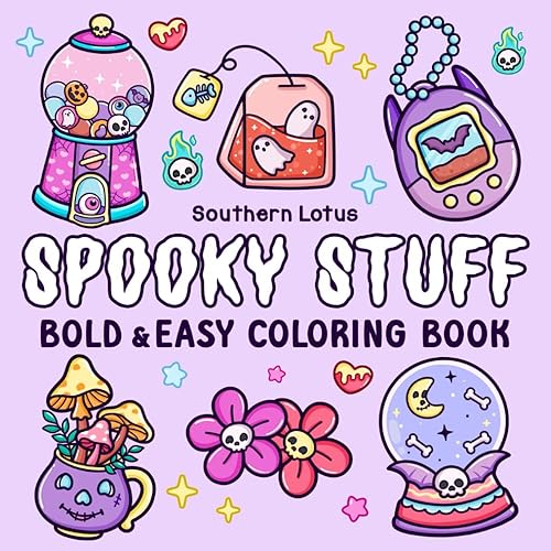 Coloriage Spooky Kawaii