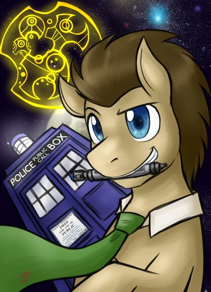 Doctor Whooves Letter Print
