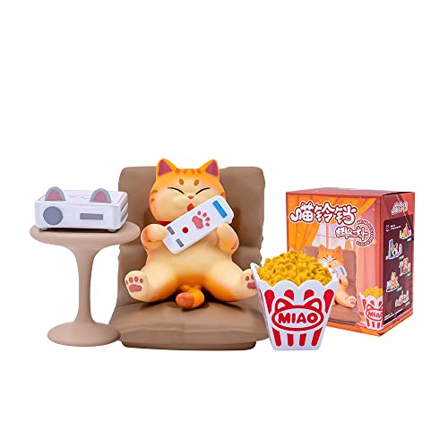 BEEMAI Miao-Ling-Dang Relax Moments Series 1PC Random Design Cute Figures Collectible Toys Birthday Gifts - Relax Moments Series - 1PC