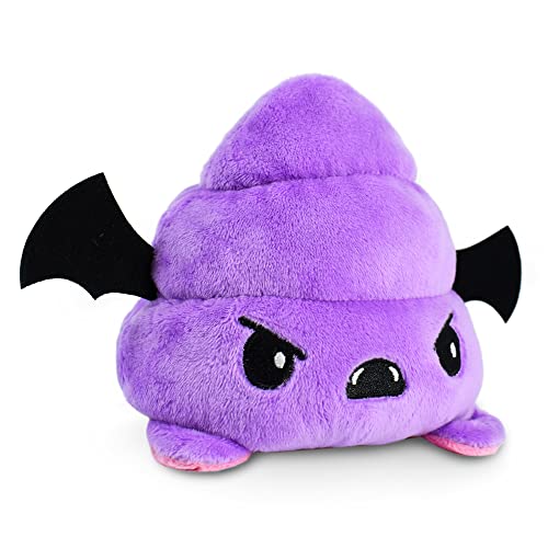 TeeTurtle - The Original Reversible Spooky Dookie Plushie - Pink + Purple - Cute Sensory Fidget Stuffed Animals That Show Your Mood - Perfect for Halloween! - Pink + Purple Spooky Dookie
