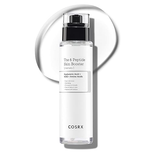 COSRX 6X Peptide Collagen Booster Toner Serum, Niacinamide & Hyaluronic Acid Skin Renewal Boosting Facial Essence for All Skin Types, Korean Skin Care, Paraben Free, 150mL/5.07 Fl.Oz - 5.07 Fl Oz (Pack of 1)