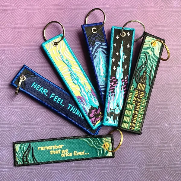 FFXIV Embroidered Key Tags