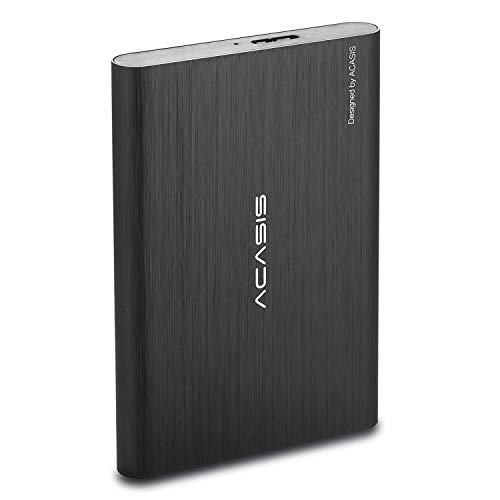 ACASIS 500GB USB3.0 2.5" Portable External Hard Drive for Desktop Laptop HDD Hard Disk (500GB, Black) - 500GB - Black