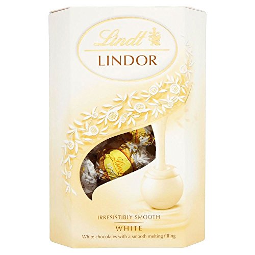 Lindt Lindor White Chocolate Truffles (200g) - Pack of 2